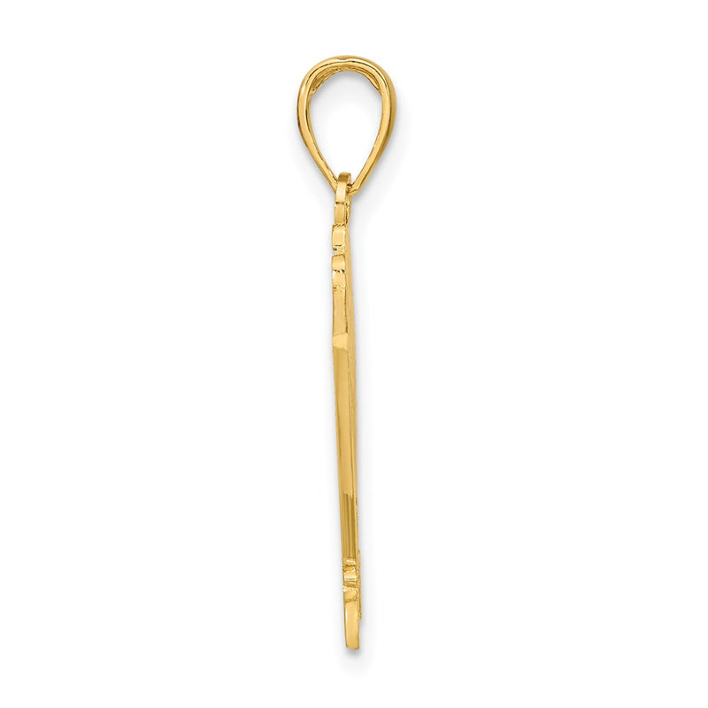 14k Yellow Gold LAS VEGAS w/ Playing Cards Charm