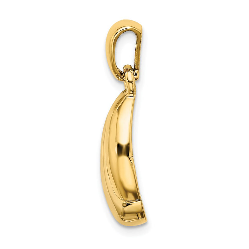 14k Two-tone Gold Two-tone Gold Oval Fashion Pendant