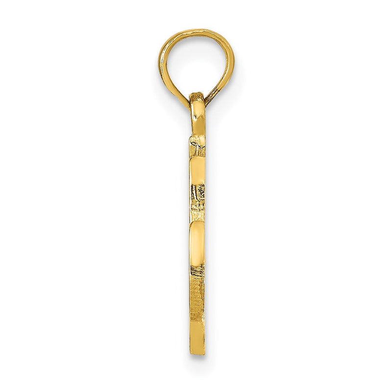 14k Yellow Gold Marthas Vineyard Island Pendant
