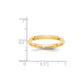Solid 14K Yellow Gold 2.5mm Knife Edge Comfort Fit Men's/Women's Wedding Band Ring Size 11.5