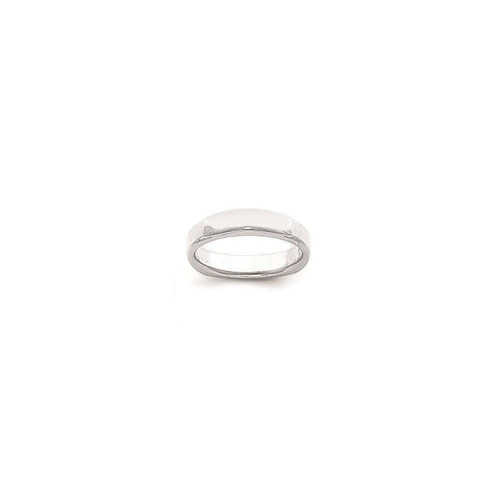 Solid 10K Yellow Gold White Gold Domed Square/Rocker Comfort Fit Men's/Women's Wedding Band Ring Size 6