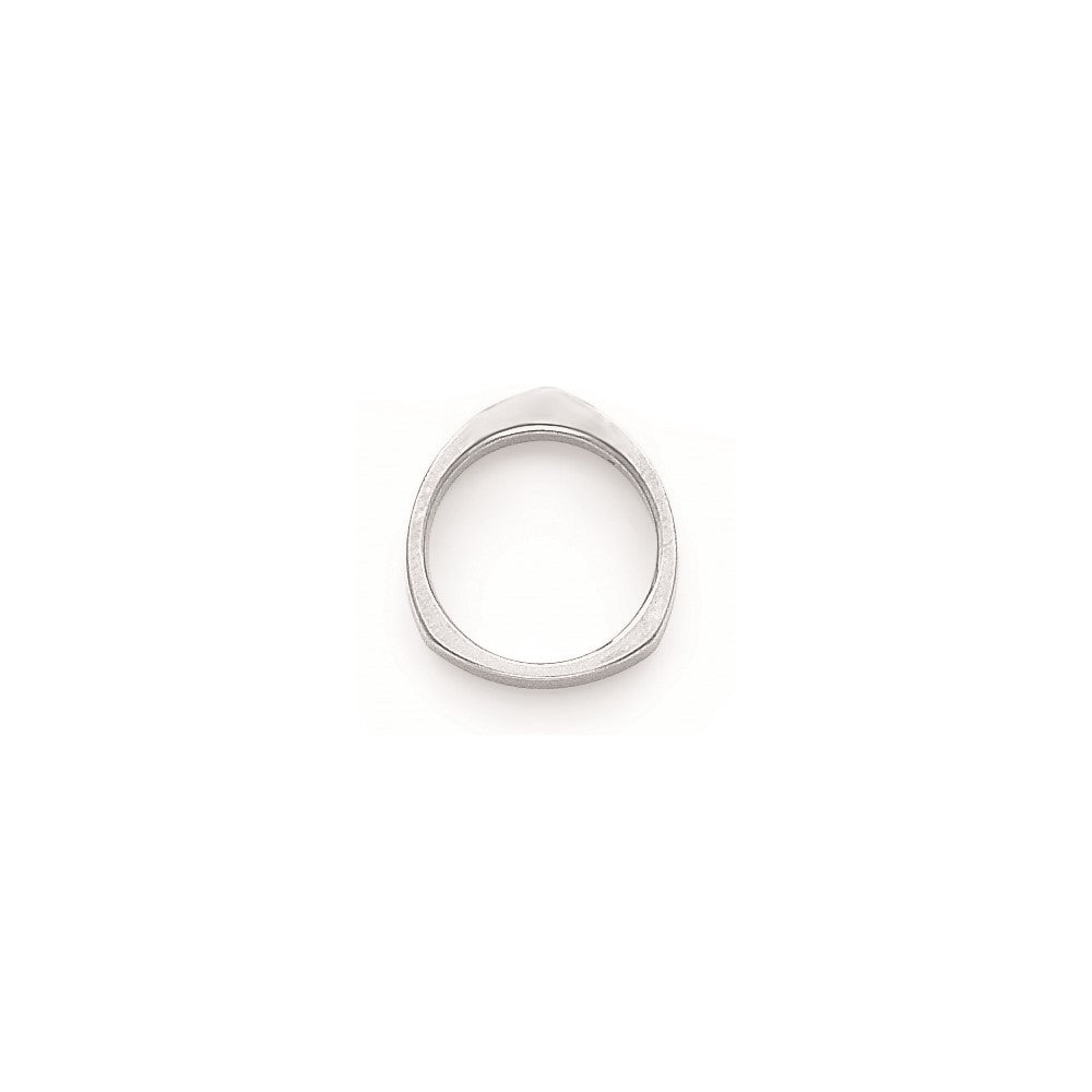 Solid 10K Yellow Gold White Gold Flat Square/Rocker Comfort Fit Men's/Women's Wedding Band Ring Size 6