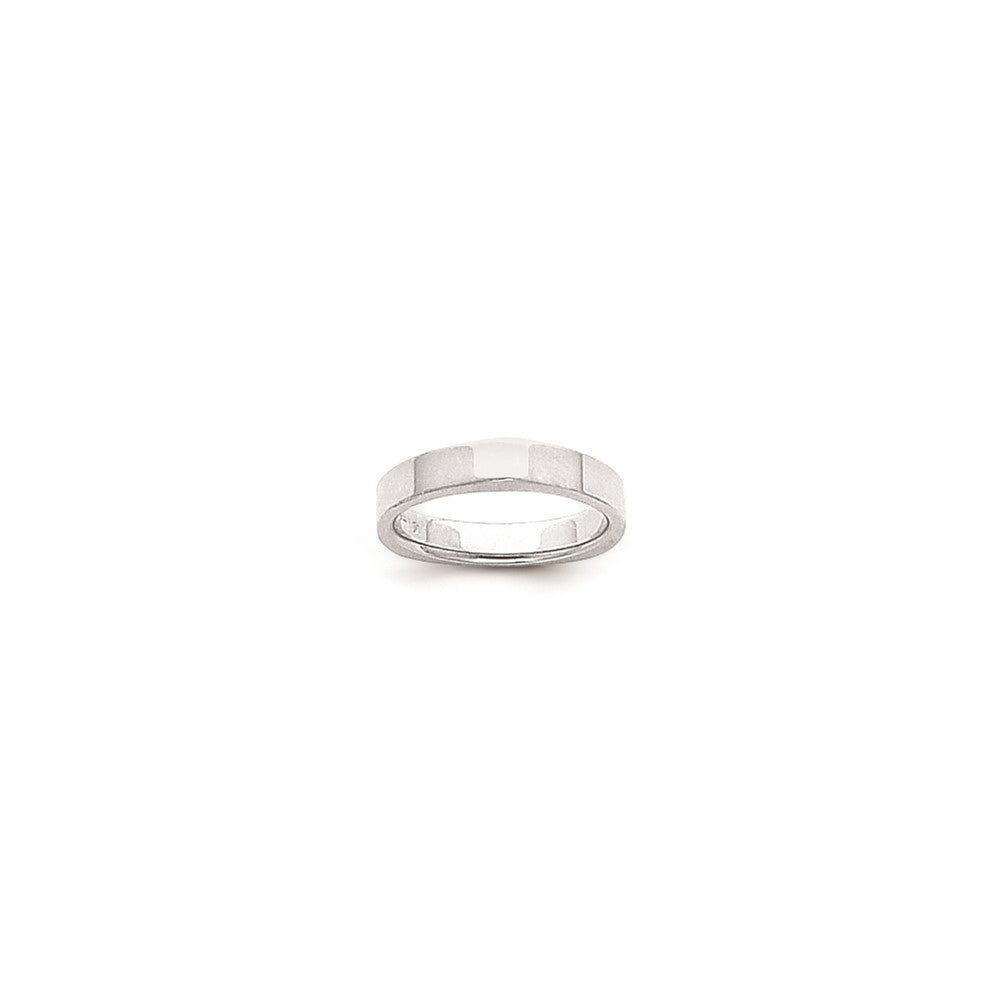 Solid 10K Yellow Gold White Gold Flat Square/Rocker Comfort Fit Men's/Women's Wedding Band Ring Size 6