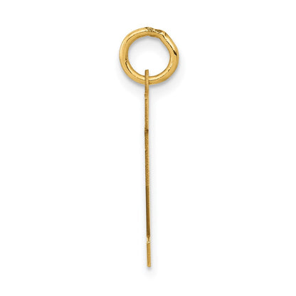 14k Yellow Gold Small Polished Number 12 Charm