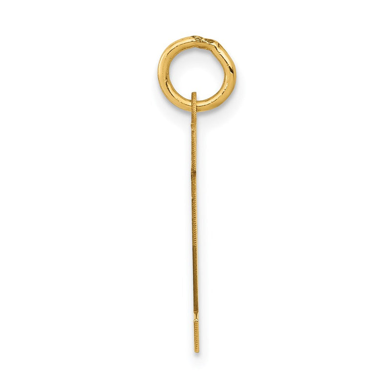 14k Yellow Gold Small Polished Number 12 Charm