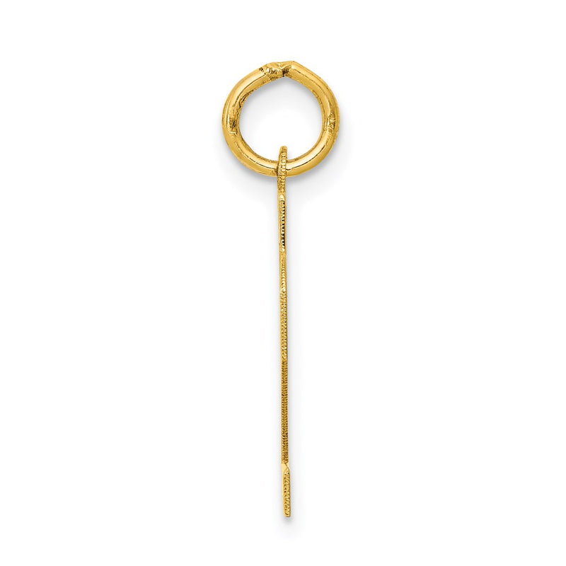 14k Yellow Gold Small Polished Number 22 Charm