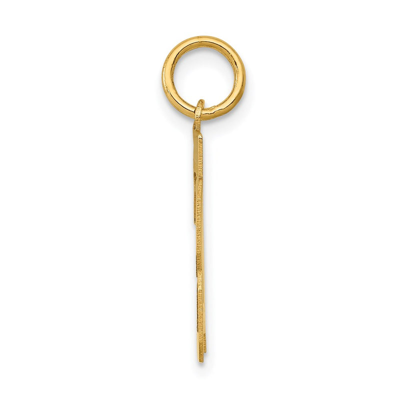 14k Yellow Gold Small Polished Number 23 Charm