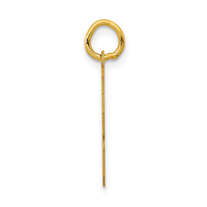 14k Yellow Gold Small Polished Number 28 Charm