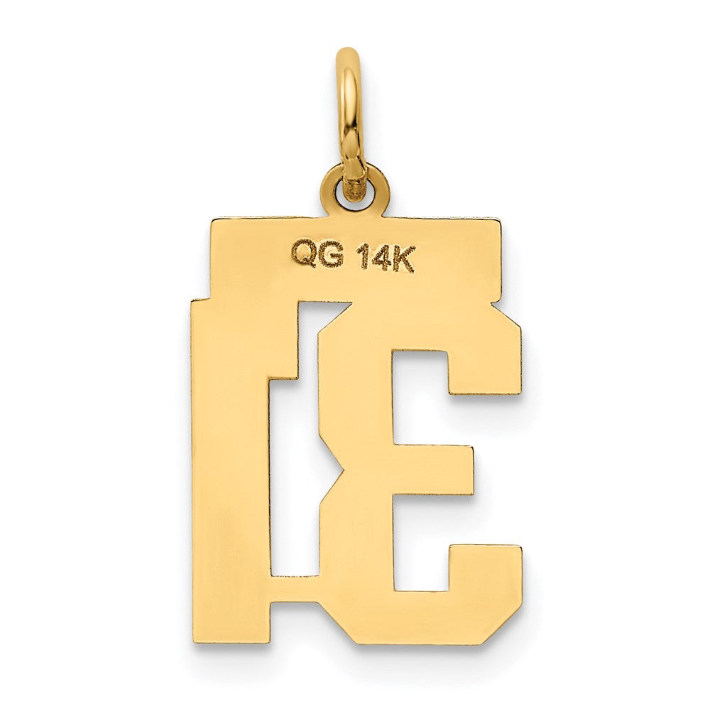 14k Yellow Gold Small Polished Number 31 Charm