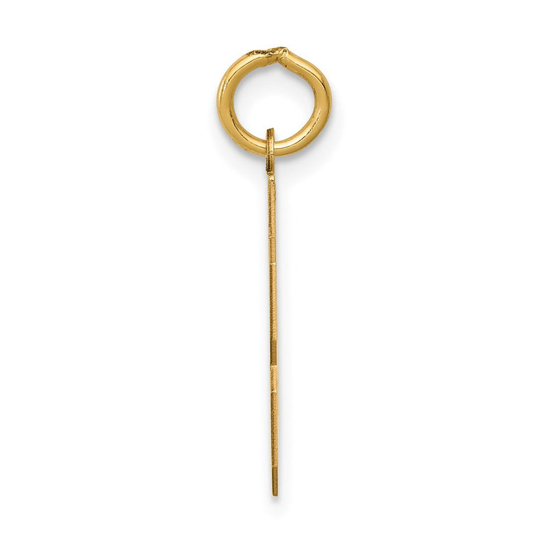 14k Yellow Gold Small Polished Number 43 Charm