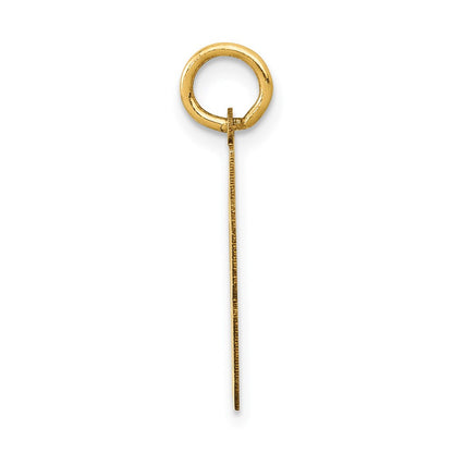 14k Yellow Gold Small Polished Number 58 Charm