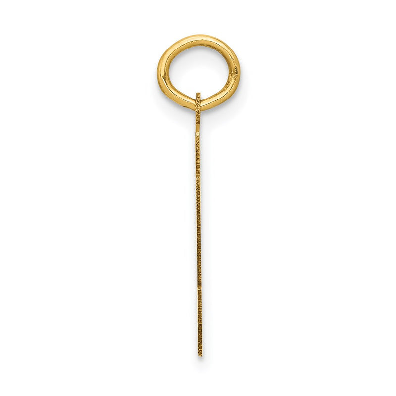 14k Yellow Gold Small Polished Number 74 Charm