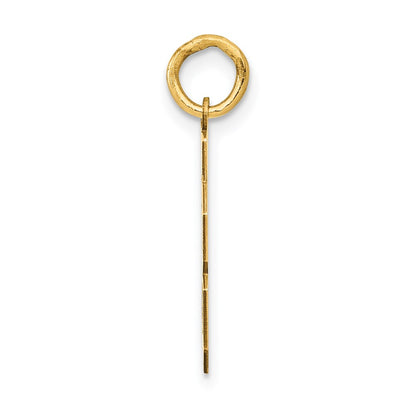 14k Yellow Gold Small Polished Number 78 Charm