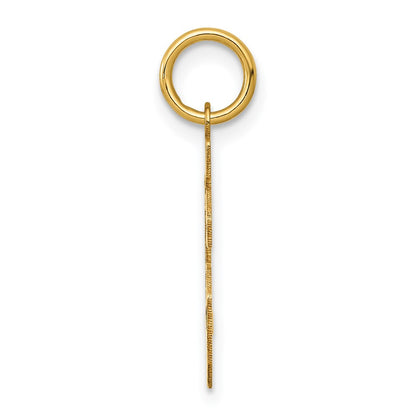 14k Yellow Gold Small Polished Number 96 Charm