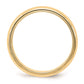 Solid 18K Yellow Gold 5mm Milgrain Half-Round Wedding Men's/Women's Wedding Band Ring Size 6.5