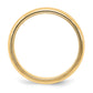 Solid 18K Yellow Gold 5mm Milgrain Half Round Men's/Women's Wedding Band Ring Size 12.5