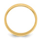 Solid 18K Yellow Gold 6mm Milgrain Half-Round Wedding Men's/Women's Wedding Band Ring Size 7
