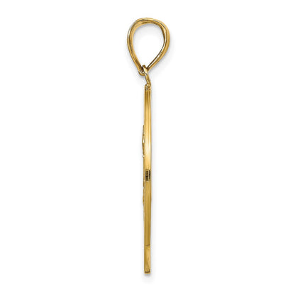 14k Yellow Gold Saint Christopher Medal Pendant