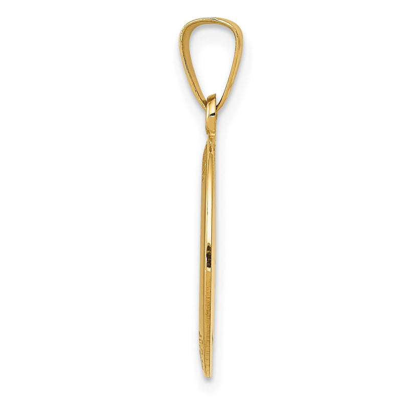 14k Yellow Gold Saint Joseph Medal Charm