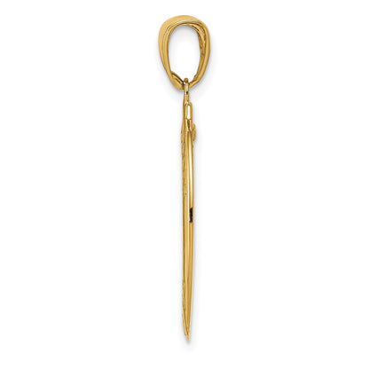 14k Yellow Gold Saint Joseph Medal Pendant