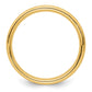 Solid 10K Yellow Gold 4mm Milgrain Comfort Wedding Men's/Women's Wedding Band Ring Size 5.5