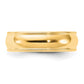 Solid 14K Yellow Gold 6mm Milgrain Comfort Wedding Men's/Women's Wedding Band Ring Size 8.5