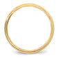 Solid 18K Yellow Gold 5mm Light Weight Milgrain Half Round Men's/Women's Wedding Band Ring Size 8