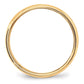 Solid 18K Yellow Gold 6mm Light Weight Milgrain Half Round Men's/Women's Wedding Band Ring Size 5.5