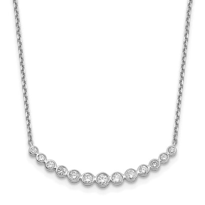 14k white goldtrue origin lab grown real diamond vs si d e f fashion pendant necklace pm1005 075 wld 18