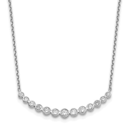 14k white goldtrue origin lab grown real diamond vs si d e f fashion pendant necklace pm1005 075 wld 18