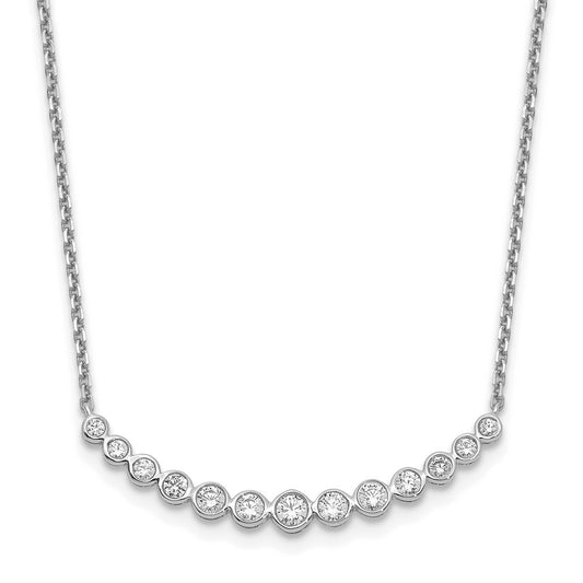 14k white goldtrue origin lab grown real diamond vs si d e f fashion pendant necklace pm1005 075 wld 18