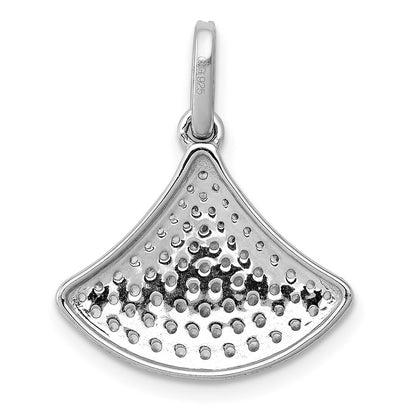 14k White Gold 1/2ct. Real Diamond Fancy Pendant