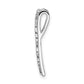 14k white gold real diamond and 24 ruby fancy chain slide pm3853 ru 020 wa