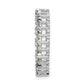 14k white gold real diamond 42 peridot fancy circle chain slide pm3855 pe 062 wa