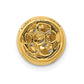 14k yellow gold 1 4ct real diamond honeycomb chain slide pm3890 025 ya