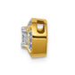 14k yellow gold 1 10ct real diamond and 33 sapphire fancy chain slide pm3922 sa 010 ya