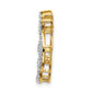 14k yellow gold 3 8ct real diamond om chain slide pm4092 042 ya