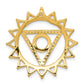 14k yellow gold 1 5ct real diamond vishuddha throat chakra chain slide pm4097 020 ya