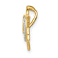 14k yellow gold 1 20ct real diamond swadhisthana sacral chakra chain slide pm4100 005 ya