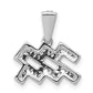 14k white gold real diamond aquarius pendant pm4112 011 wa