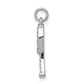 14k white gold real diamond racket and ball pendant pm4133 009 wa