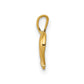14k yellow gold 01ct real diamond heart pendant pm4857 001 ya
