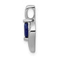 14k white gold real diamond and marquise 29 sapphire pendant pm5265 sa 004 wa
