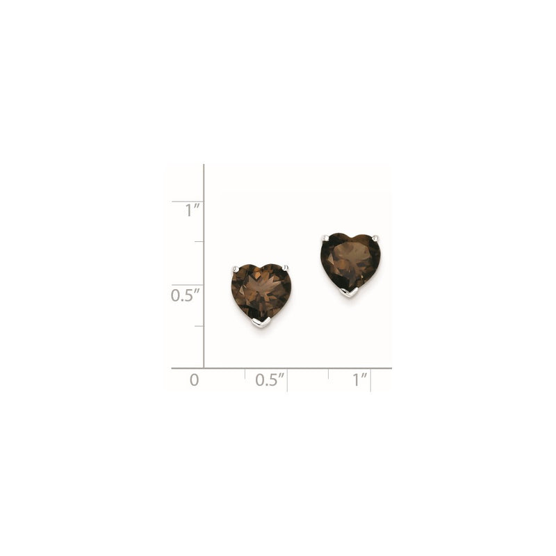 Sterling Silver Smoky Quartz Earrings