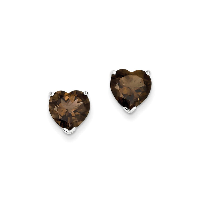 Sterling Silver Smoky Quartz Earrings