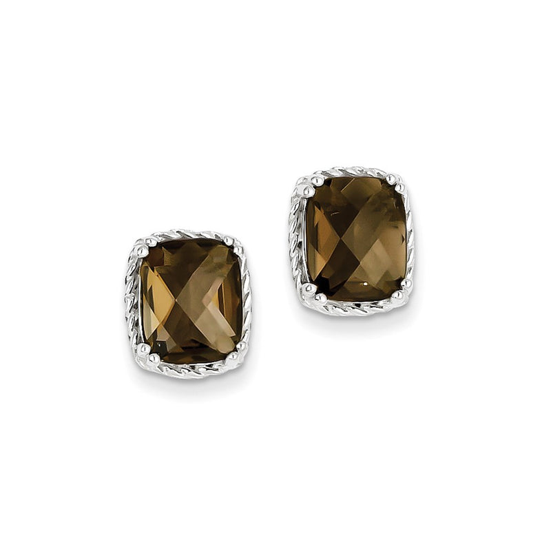 Sterling Silver Smoky Quartz Earrings