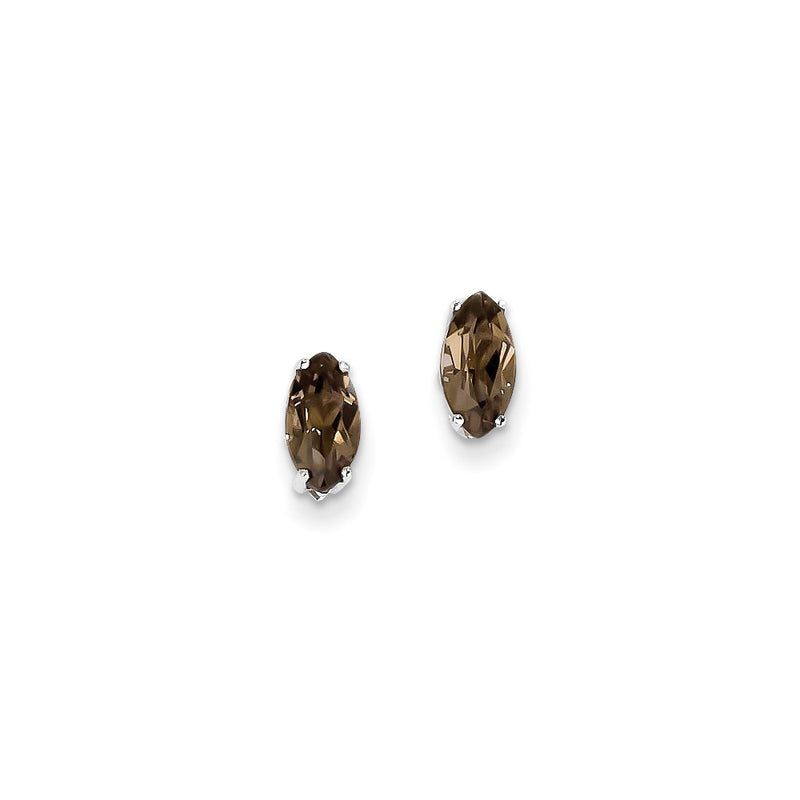Sterling Silver Smoky Quartz Earrings