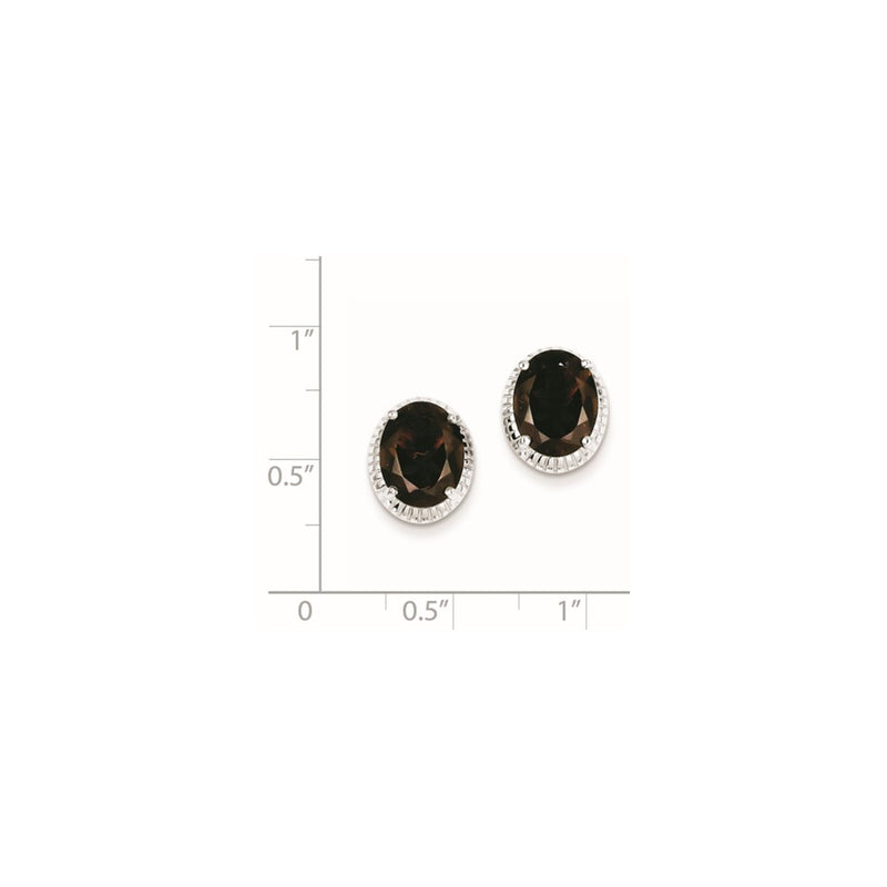 Sterling Silver Smoky Quartz Earrings