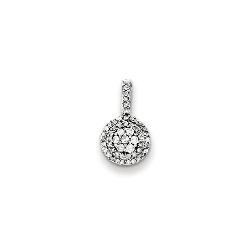 Sterling Silver Diamond Pendant