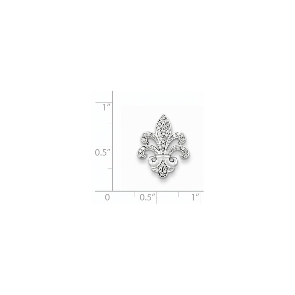 Sterling Silver Diamond Pendant